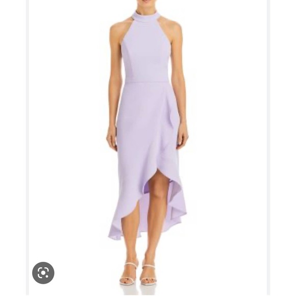 Aqua Dresses & Skirts - Bloomingdale's AQUA Ruffled Midi Halter Dress - Size 10 (8) - NEW!